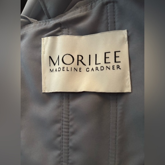 Blue grey MoriLee dress - Picture 3 of 3